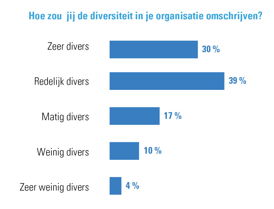 Figuur 1: Diversiteit in Belgische ondernemingen - Werkgeversbevraging Acerta-Indiville 2024